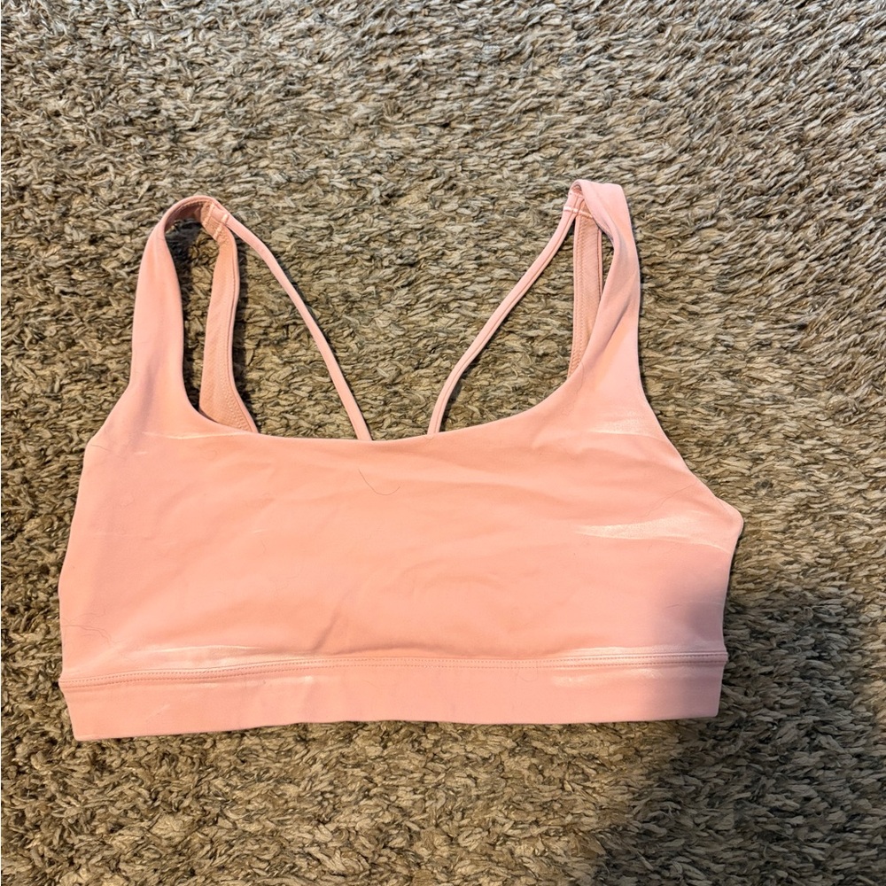 Athleta Light Pink Sports Bra